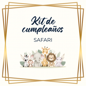 Kit de cumpleaños SAFARI